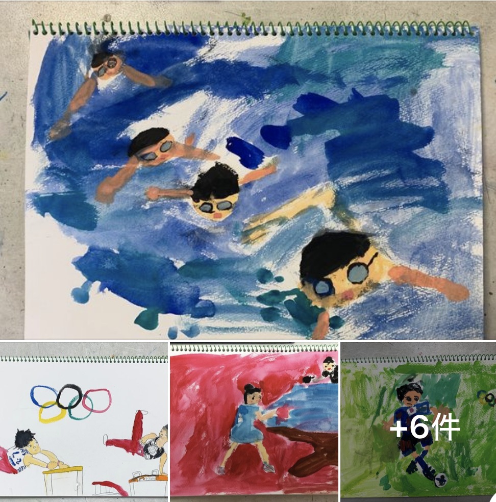 絵画クラス　オリンピック選手を描こう